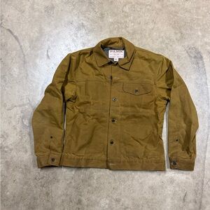 Filson Tin Cloth Short Lined Waxed Cruiser Jacket